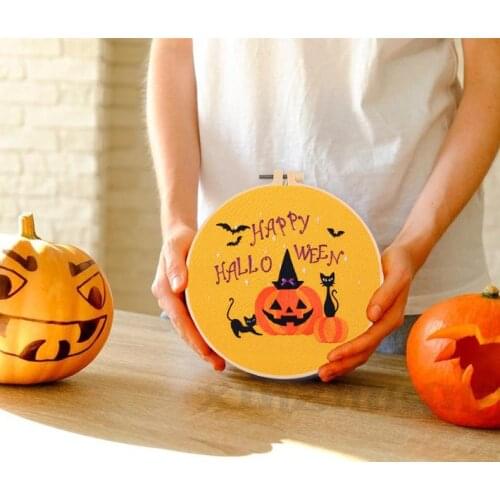 Embroidery Diy Material Kit Halloween Style Embroidery Tools Accessories