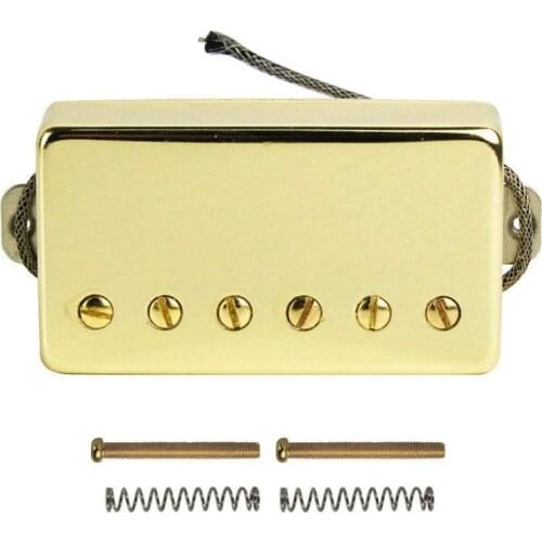 NEW Alnico 5 Humbucker Electric Guitar Pickup Gold Neck or Bridge Pickup Choose For LP Style Guitar