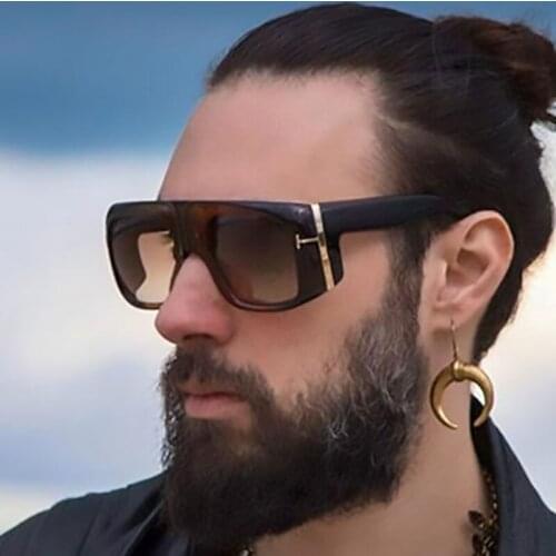 New Arrival Thick Frame Oversized Square Sunglasses Women Men Luxury Designer Fashion Big Shades Oculos de sol UV400