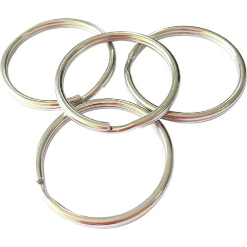 Wholesale Hot Sale 35mm 304 stainless steel split key rings keyrings for key chain keychain accessories DIY SS2035 300pcs