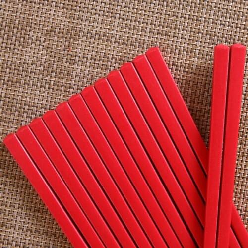 Color red alloy chopsticks hotel chopsticks household daily necessities chopsticks hot pot chopsticks hotel chopsticks