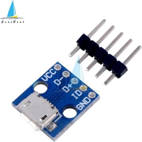5Pcs CJMCU Micro USB Board Power Adapter 5V Breakout Switch Interface Module For Arduino