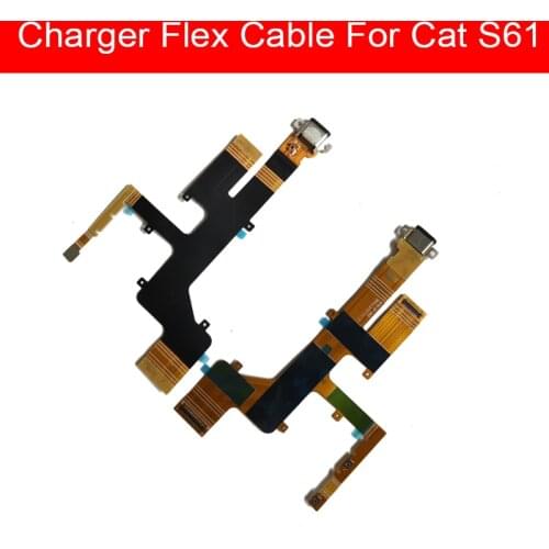 Usb Charger Board For Cat S61 USB Charging Jack Port Connector Board Flex Ribbon Cable Phone Replacement Repair Parts