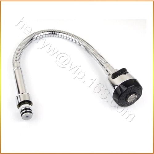 360 Degree Turn 2 Function Sprayer Stainless Steel Flexible Hose ABS Shower Head of Faucet Spout