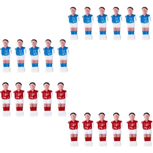 MagiDeal 22 Pieces Foosball Man Table Soccer Man Player Replacement Parts Indoor Game Foosball Replacement Parts