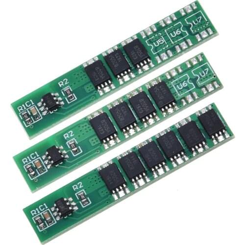 1S 7.5A 10A 15A 3.7V Li-ion 3 4 6MOS BMS PCM Battery Protection Board PCM for 18650 Lithium Lion Battery