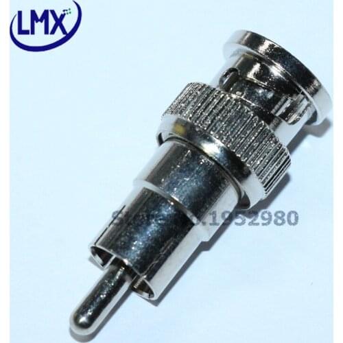 10PCS/LOT BNC CONNECTOR ADAPTOR H3129 BNC MALE TO RCA MALE ADAPTOR GOOD QUALITY