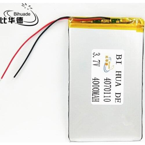 10pcs [SD] 3.7V,4000mAH,[4070110] Polymer lithium ion / Li-ion battery for TOY,POWER BANK,GPS,mp3,mp4,cell phone,speaker