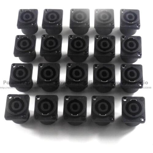 20pcs Plastic NL 4 MP Female SpeakON Receptical