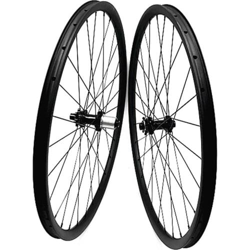 29er tubeless disc mtb wheelset 30x30mm carbon wheels M32 Straight pull 100*15 142*12 thru axle aro 29 mtb bicycle wheels