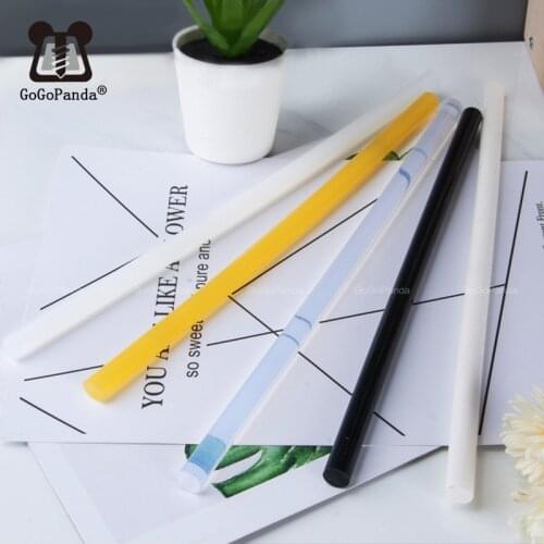 5PCS Non-Toxic Transparent 11mm X190mm Hot Melt Glue Sticks For DIY White Black High Temperature Resistance