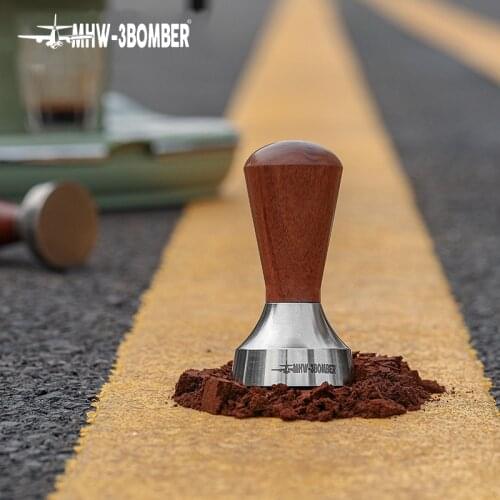 51mm Coffee Tamper For Delonghi Stainless Steel Espresso Powder Hammer Flat Base Coffee Accessory For Barista Tool Coffeeware
