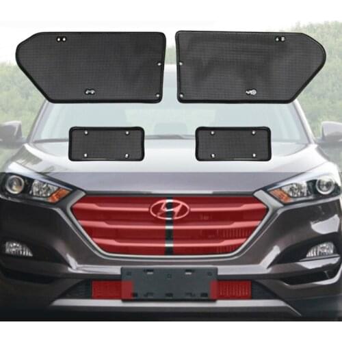 Car Insect Screening Mesh Front Grille Insert Net Front Insect Screening Mesh Net Grille For Hyundai Tucson 2015 2016 2017 2018