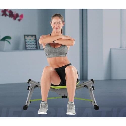 Household mute waist twisting machine fashion portable lazy fitness device multi-mode folding whole body weight loss artifact