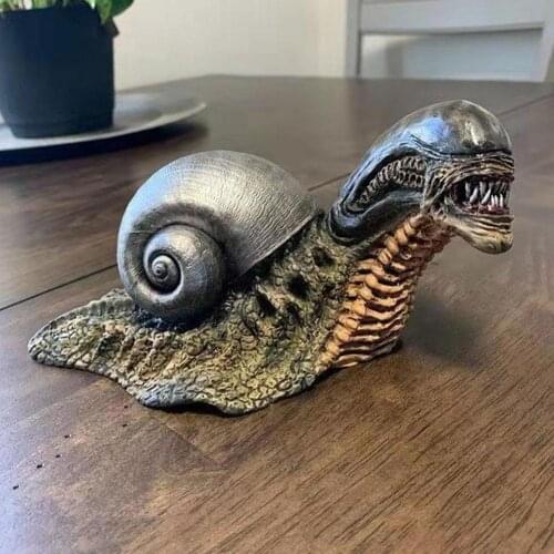 DIY Art Snail Statue Variant Figure Statues Model Resin Doll Collection Birthday Gifts Garden Home Yard Garden Decoration