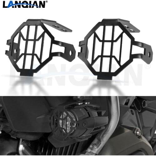 For BMW R1200GS F800GS Universal Motorcycle LED Fog Lights Lamp Protector Guard Covers R1200GS F800GS Adventure 2012 UP Parts
