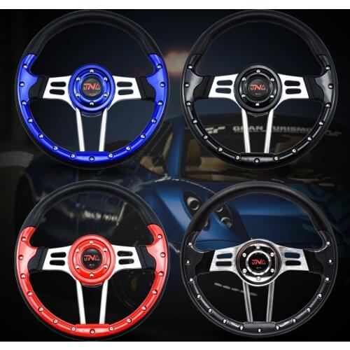 JNA Universal Racing Car Part Steering Wheel with Horn Button 345mm