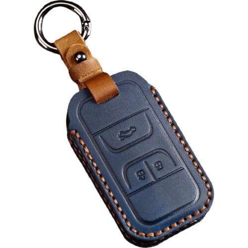 Leather Car Remote Key FOB Case Cover For Chery Tiggo 8 5 ARRIZO 7 Tiggo 3 E3 E5 5X ARRIZO 3 7 Key Holder Cover