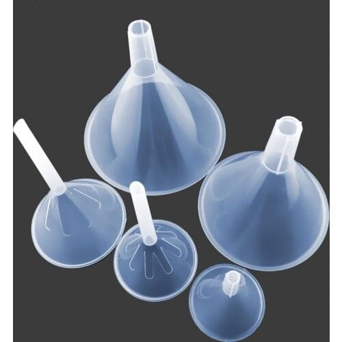 2pcs/set Laboratory Supplies Plastic Funnel Triangle Funnel 90mm Liquid Filling