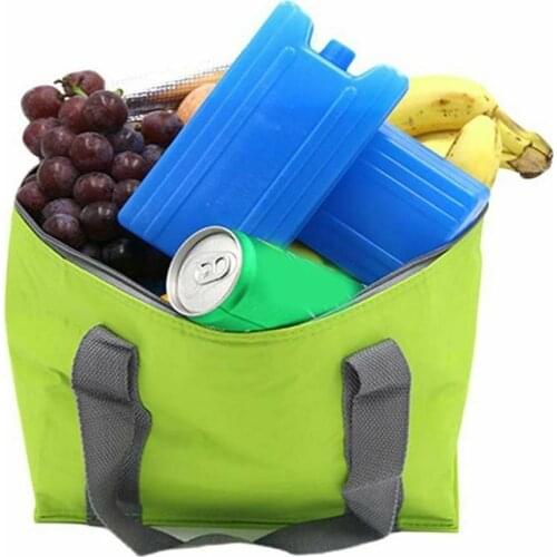 1PCS Practical Cooler Box Camping Stay Fresh Food Storage Reusable Portable Lunch Bag Fruit Travel Picnic Ice Blocks Freezer