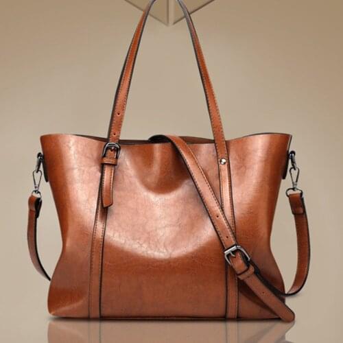 Fashion High Quality Big Tote Bags Women 9 Colors Korean Soft Handbags Office Ladies Shoulder Bags Female