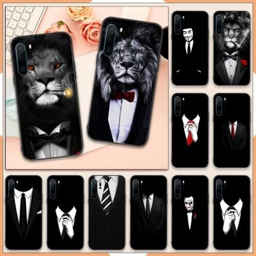 Man Suit Shirt Tie Phone Case For Huawei P20 P30 P40 lite Pro P Smart 2019 Mate 10 20 Lite Pro Nova 5t