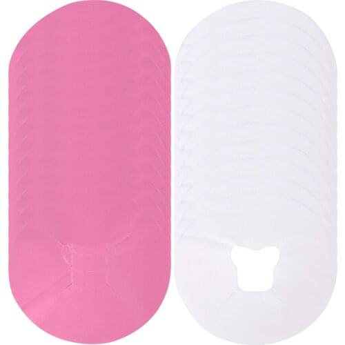 200pcs Disposable Massage Table Sheets Bed Non-Woven Fabric Face Pads Salon Face Pads massage bed cover sheet