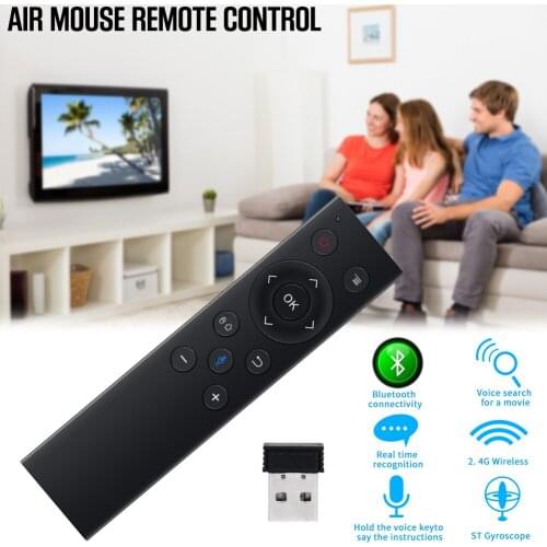 Q7 Flying Squirrel Bluetooth Voice Remote Control 2.4G Microphone Voice Gyro Universal Wireless Infrared TV Box Q7