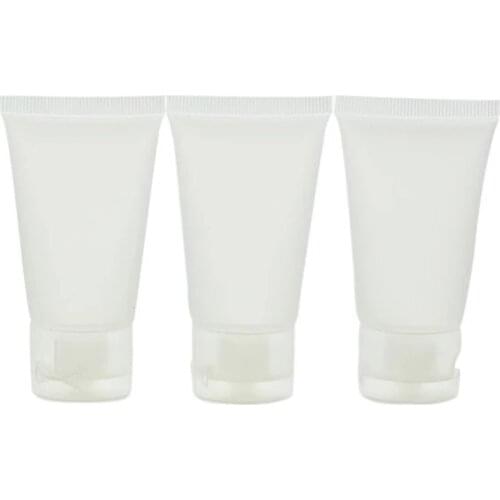 5Pcs 20/30/50/100ml Empty Portable Cosmetic Tube Squeeze Facial Cream Container Flip cap Lotion Travel Bottle Pot Gel Box