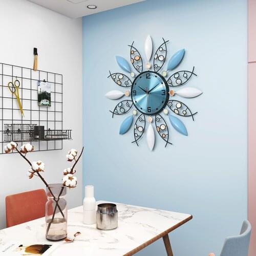 GY Nordic Modern Minimalist Clock Wall Clock Living Room Creative Fashion Art Mute Home Quartz Clock