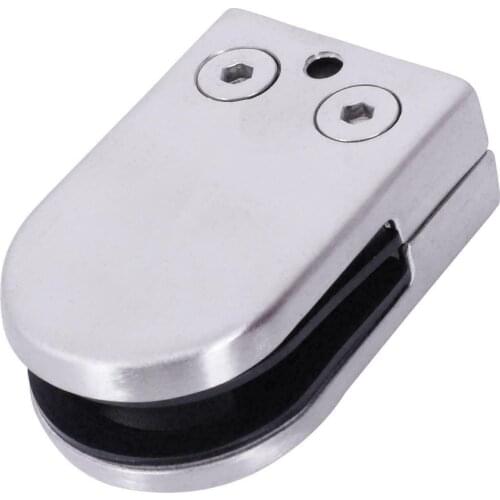 Glass Clamps 6-8mm 304SS Adjustable Bracket For Balustrade Staircase Handrail Stainless Steel Glass Clamp