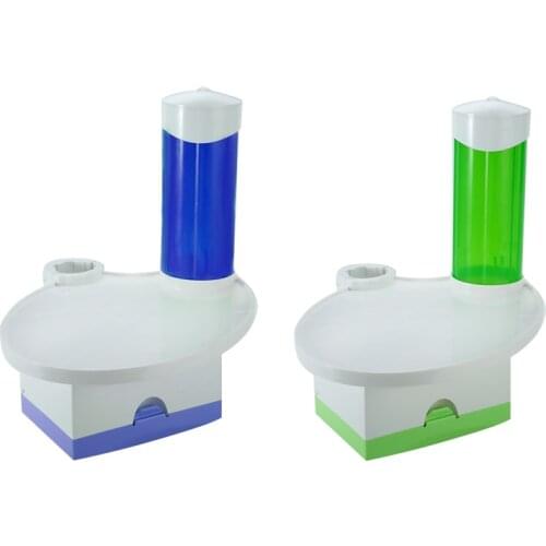 Dental Chair Scaler Tray Parts Instrument Dentistry Disposable Cup Storage Holder With Paper Tissue Box Oral Accessories