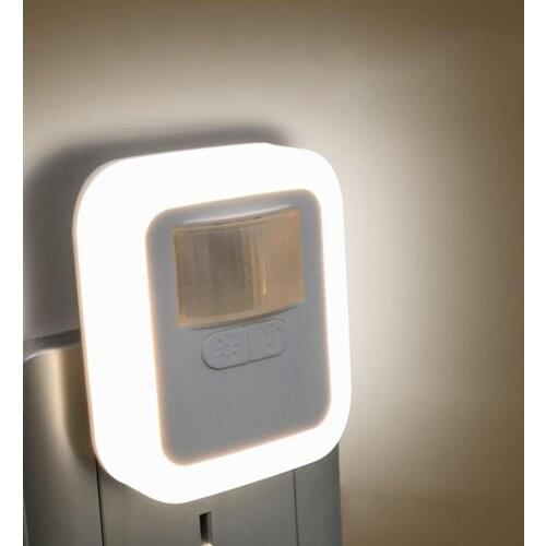 LED 5Modes Dimmable Warm White Night Light with Light Control 110V/220V
