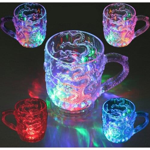 Luminous Toys/Induction flash dragon cup / pouring light / beer cup/colorful light/baby toys for children/toy/best gift