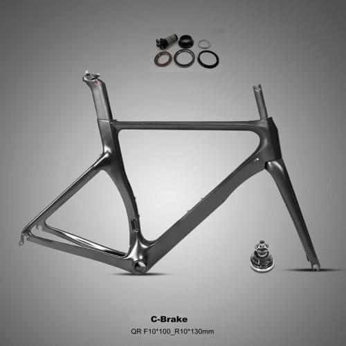 Twitter R3 700C Road Frame 18K Carbon Thru-axle Disc Brake & Quick Release C Brake Frame Pneumatic Broken Air Design