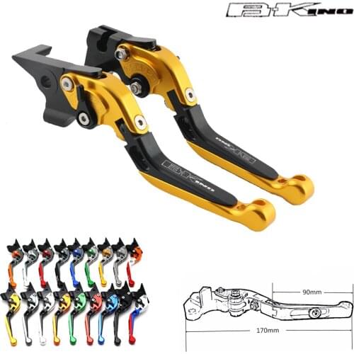 For Suzuki B-KING BKING 2008-2011 Motorcycle Accessories CNC Retractable Folding Brake Clutch Lever