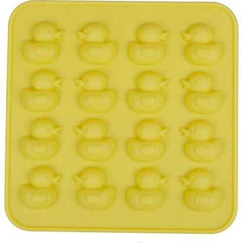 1Pcs Cute Duck Silicone Mold DIY Chocolate Ice Biscuit Candy Moulds