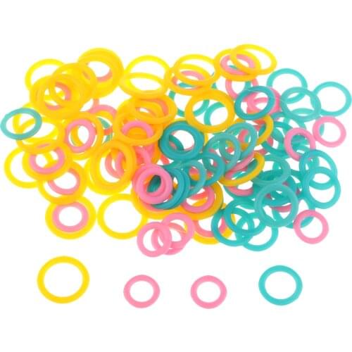 120 Pieces Crochet Stitch Marker Ring Knitting Stitch Marker Knitters Tools DIY Knit Knitting Accessories for Crocheting