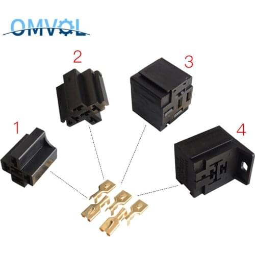 Auto relay socket with 5 terminals