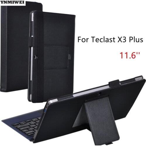 Flip Stand Case For Teclast X3 Plus Luxury Tablet PC and Keyboard Protector For Teclast X3 Plus 11.6'' Fundas PU Leather Cover
