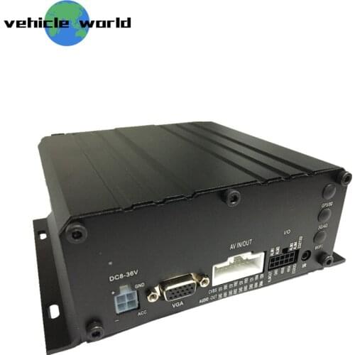 H.264 4Ch AHD 1080P HDD SD Card Mobile DVR for Vehicle Car Trailer Truck School Bus Taxi