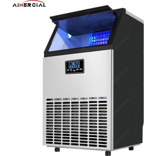 HZB80A electric commercial ice maker machine cube ice maker ice making machine with capacity 50kg 68kg 80kg/24h