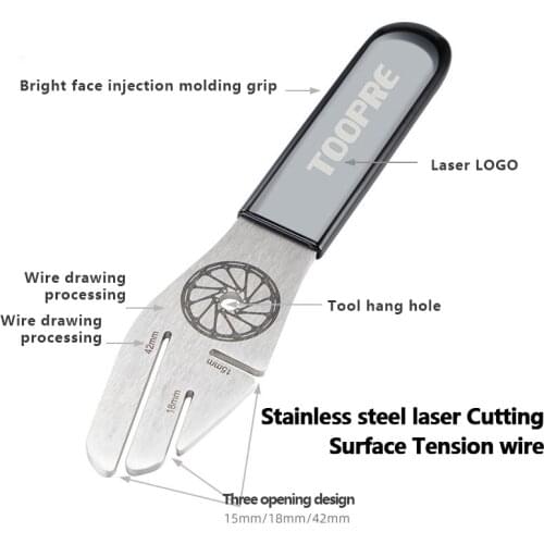 MTB Bike Bicycle Disc Brake Rotor Alignment Truing Tools Mountain Bicycle Disc Flattening Correction Wrench Stainless Steel Tool