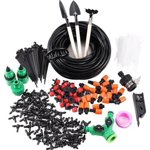 Garden Irrigation Automatic Watering Kit Micro Drip Irrigation Misting Sprayer Transplanting Mini Tools Cooling Landscaping Kit