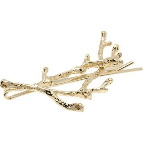 Beautiful Elegant Metal Tree Branch Hairpins Hair Clips For Women Barrettes Female Headwear Alloy Hair Accessories Hair Clip New