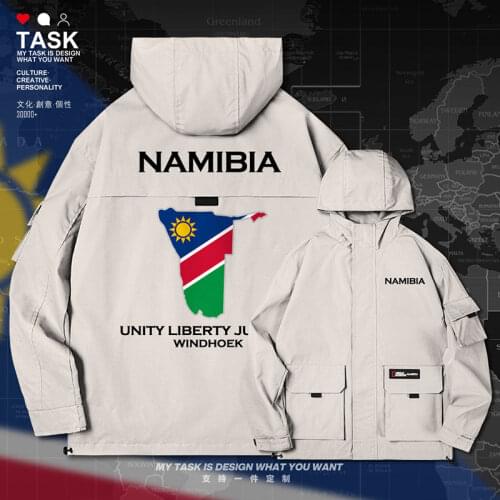 Namibia NAM Namibian men jacket hooded map nation flag windbreaker fashion mens casual new printed jackets top autumn clothes