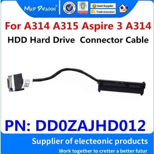 New original laptops HDD Connector Flex Cable For Acer A314 A315 Aspire 3 A314-32-C00A SSD Hard Drive Adapter wire DD0ZAJHD012