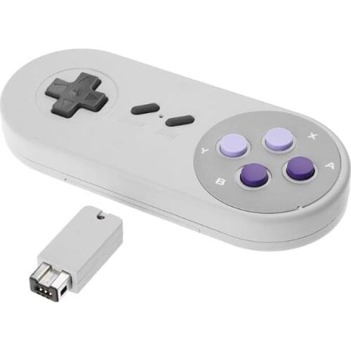 New 2.4G Wireless Controller Gamepad Joystick Game Handle for Super Nintend SNES Classic Mini Edition Console