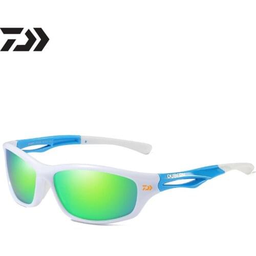 Daiwa Polarized Sports Men Sunglasses Fishing Driving Sun Glasses UV400 Lightweight Safety Goggles Male Fishing Glasses GI166