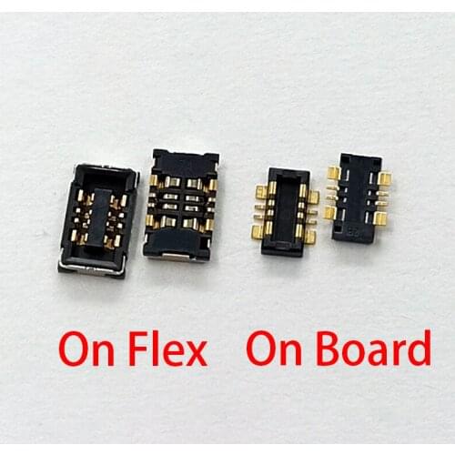 2PCS FPC Connector Battery On Board For Samsung Galaxy A9 2018 A920F A320 A520 A720 A7 2018 A750 A750F Clip Holder On Flex